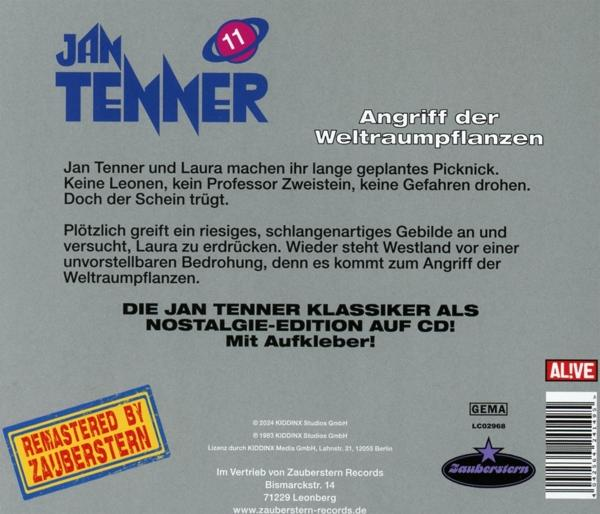 Rückseite einer CD-Hülle. Text und ein Logo sind auf dem Cover, mit einem blau-gelben Logo.