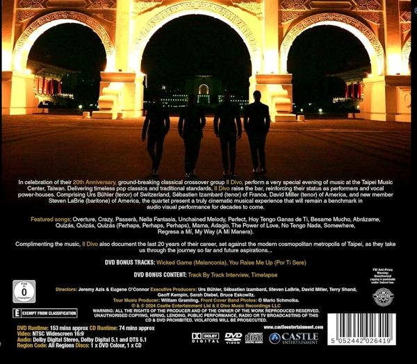 Il Divo - XX - Live from Taipei  - (CD)