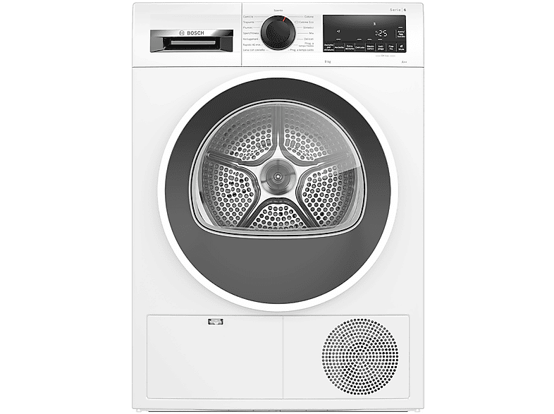 Bosch Wqg24108It asciugatrice, 9 kg, 64,8 cm, Classe A++