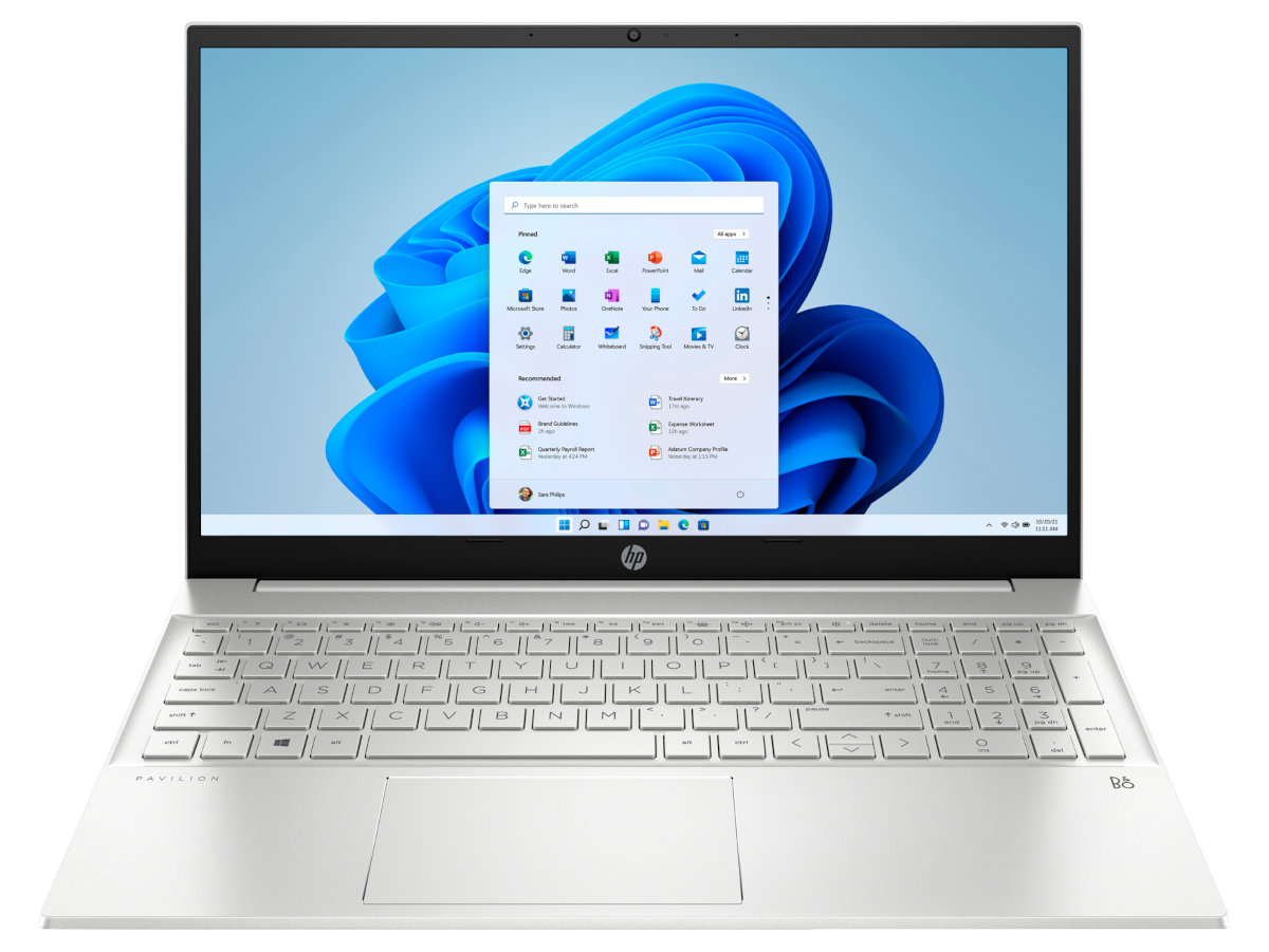 Laptop HP Pavilion 15-eh3412nw FHD Ryzen 5 7530U/16GB/512GB SSD/INT/Win11H Srebrny (Natural Silver)