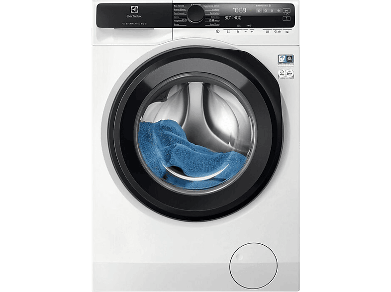 ELECTROLUX EW7F5482CE Elöltöltős mosógép, 8kg, 1400 rpm, Ökoinverter, WIFI, Hygiene program gőzzel