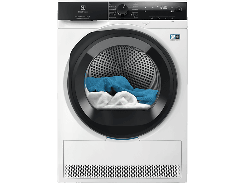 ELECTROLUX EW8D495MCE Hőszivattyús szárítógép, A+++, 9kg, hőszivattyús, inverter, 3DSense, WIFI, belső világítás