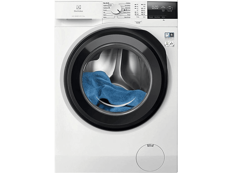 ELECTROLUX EW6F2292E Elöltöltős mosógép, A, 9kg, 1200 f/p, Ökoinverter, Hygiene mosóprog. gőzzel, Rapid 20min