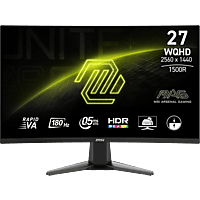 MediaMarkt MSI MAG 27CQ6F - 27 inch - 2560 x 1440 (Quad HD 4K) - 0.5 ms - 180 Hz aanbieding