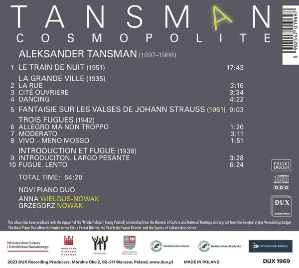 CD-Cover mit Musik-Trackliste auf Französisch und Polnisch, mit einem Logo und einem Copyright-Hinweis.