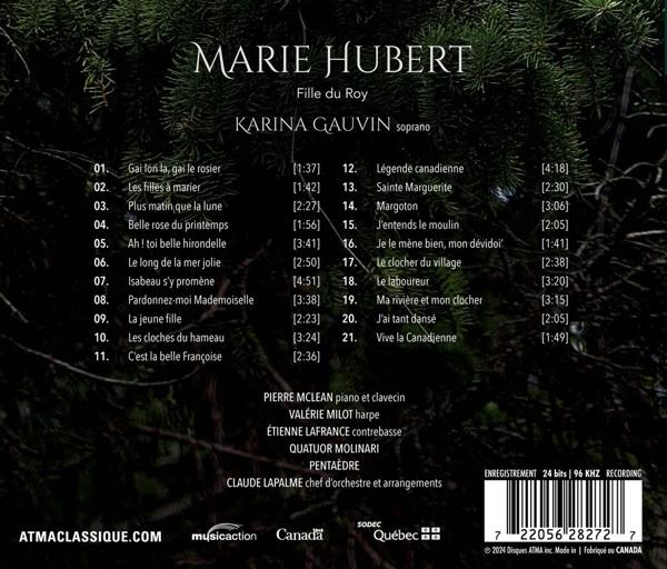 Die Rückseite einer Musik-CD mit Titelliste.