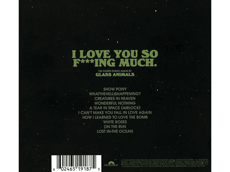 Thumbnail - Glass Animals - I Love You So F***ing Much (CD)