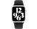 SWITCHEASY Classic bőr szíj Apple Watch S4-S9 okosórákhoz, 38/40/41mm, fekete (SAW341238BK24)