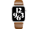 SWITCHEASY Classic bőr szíj Apple Watch S4-S9 okosórákhoz, 42/44/45/49mm, barna (SAW459238BN24)