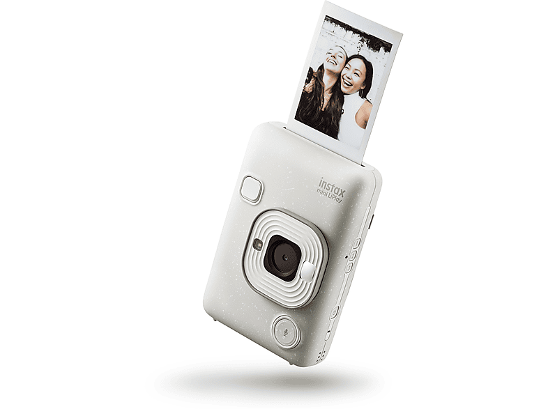 Fuji instax mini LiPlay Sofortbildkamera, Misty White