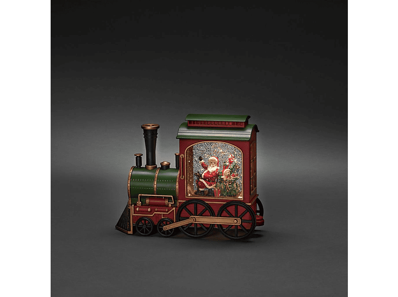 Thumbnail - KONSTSMIDE LED Wasserlaterne Zug mit 5 Std. Timer Weihnachtsbeleuchtung, Rot / Grün, Warm Weiß