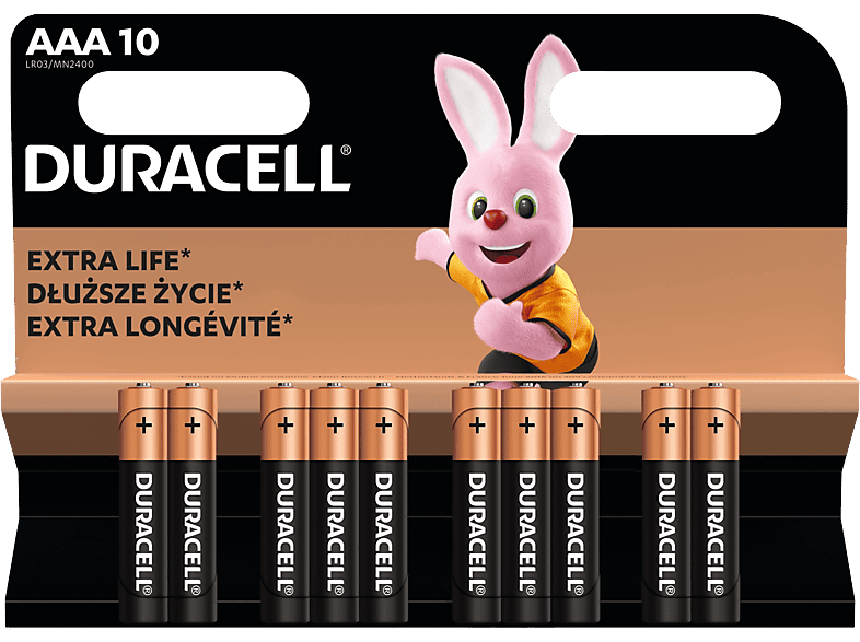 Baterie DURACELL AAA 10szt.