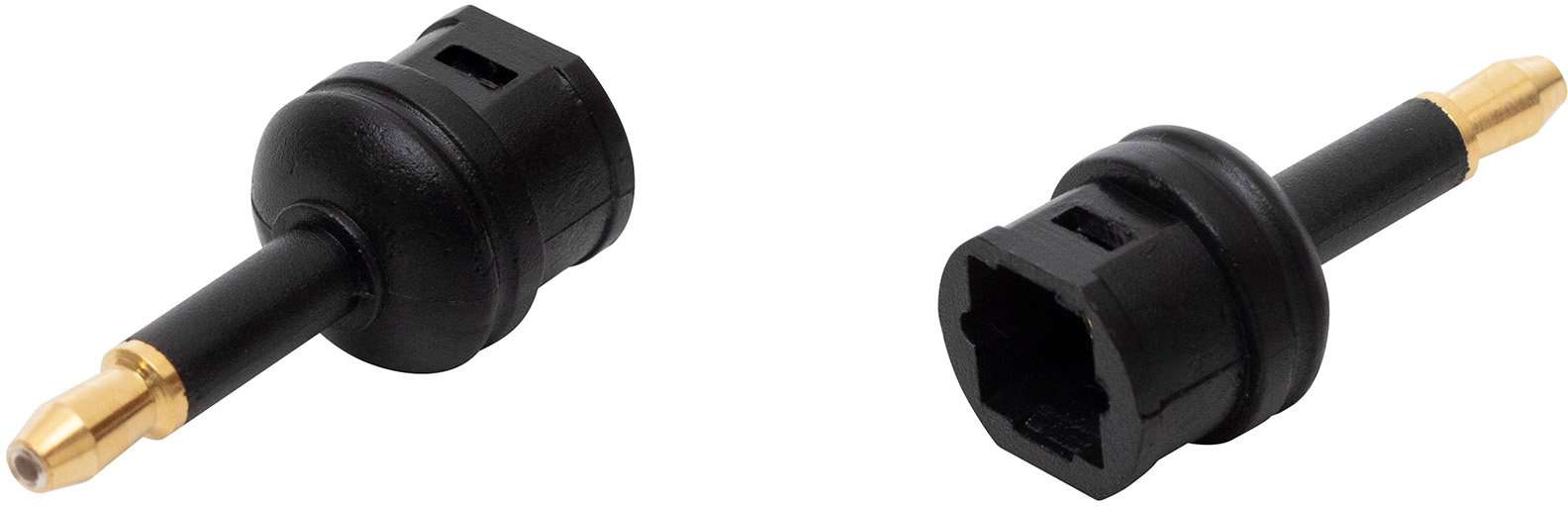 HOME Toslink, mini Toslink optikai csatlakozó, 3,5mm, fekete (11922)