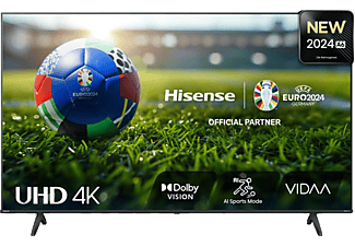 HISENSE 43A6N 4K UHD Smart LED TV, fekete, 108 cm