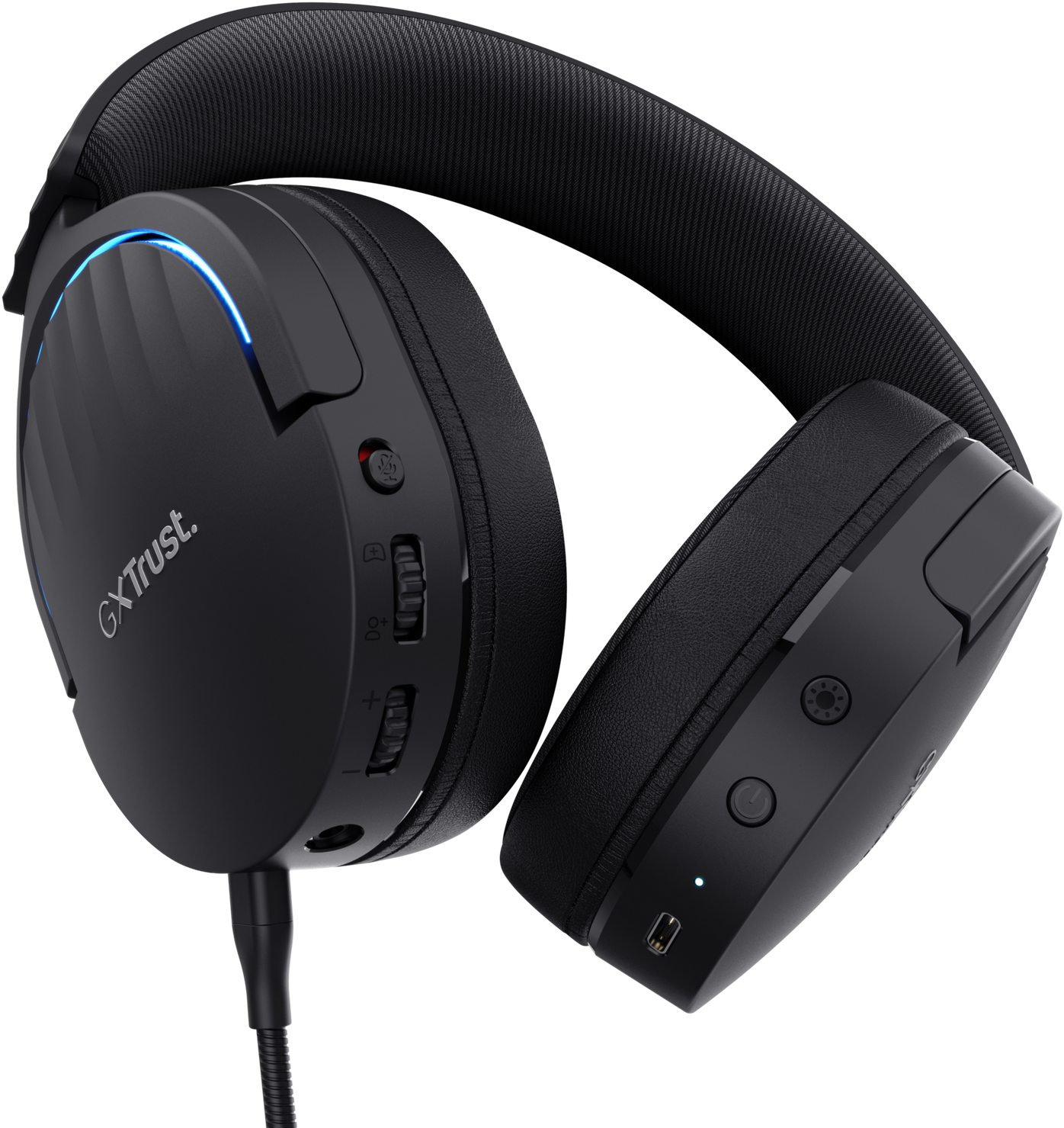 TRUST GXT 491W Fayzo Wireless, Over-ear Cuffie da gaming Bluetooth Nero