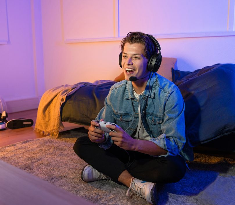 TRUST GXT 498 Forta, Over-ear Cuffie da gaming Nero