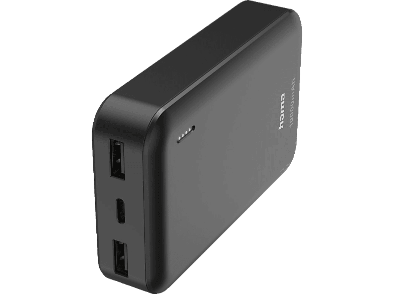 HAMA Pocket 10 Powerbank 10000 mAh Grau/Anthrazit