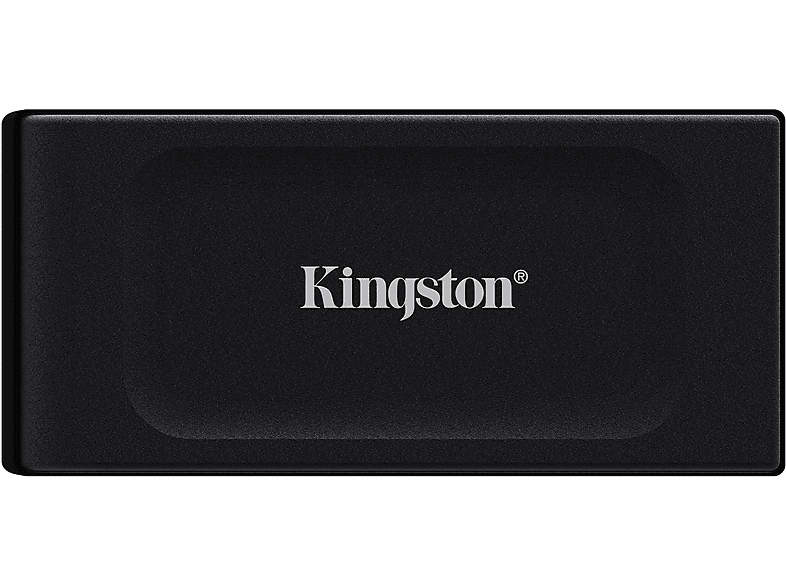 KINGSTON 2TB XS1000 SSD Festplatte, USB-C 3.2 Gen2, Extern, R1050/W1000 MB/s, Schwarz — Foto 2 von 5
