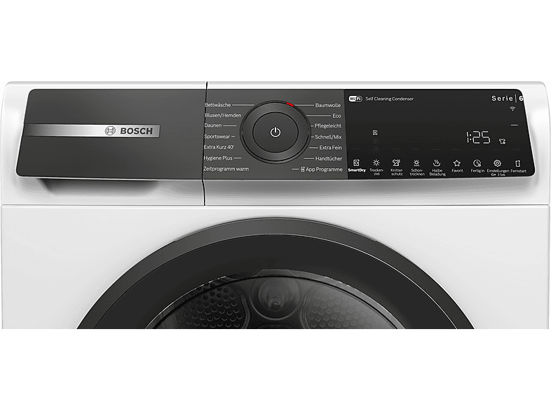 BOSCH WQH245B40 Trockner Serie 6 (9,0 kg, Weiß)