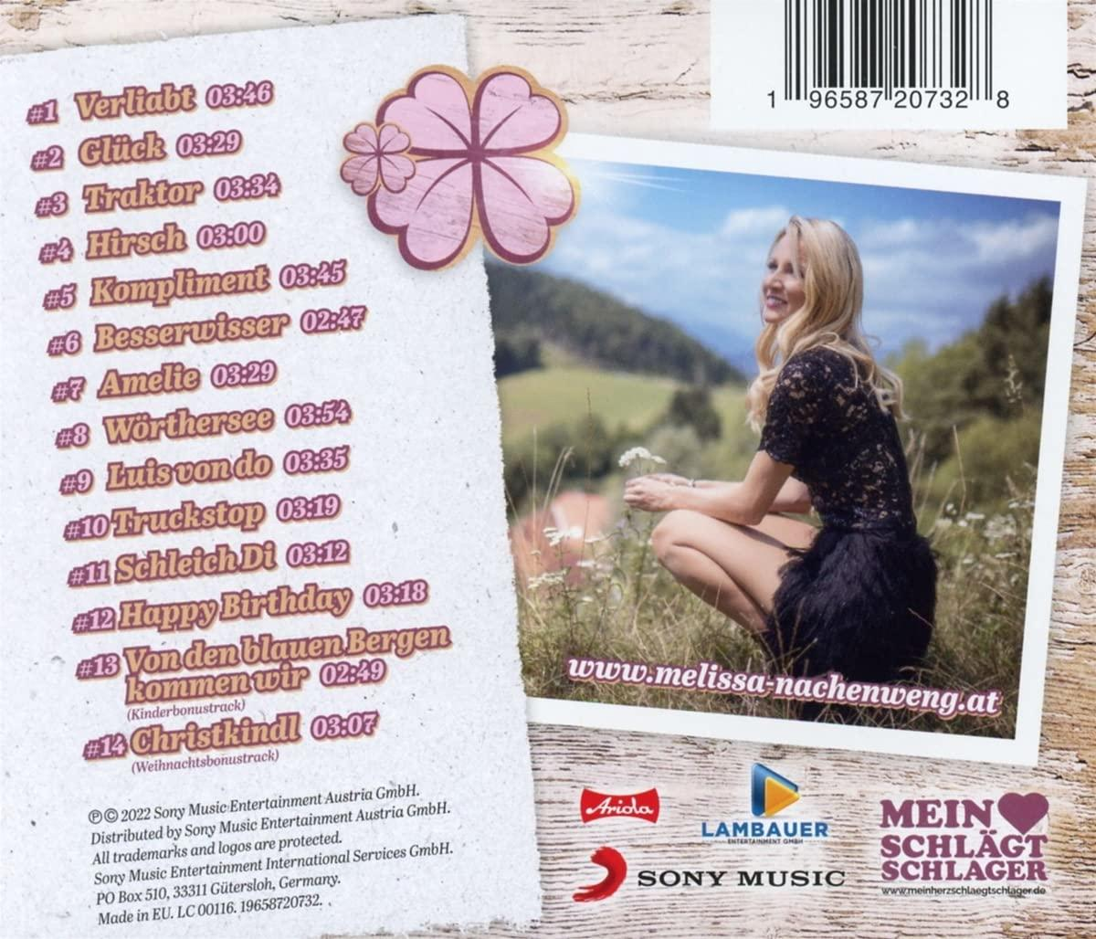 CD-Cover mit Frau und Text. Enthält Titelliste und Logos.