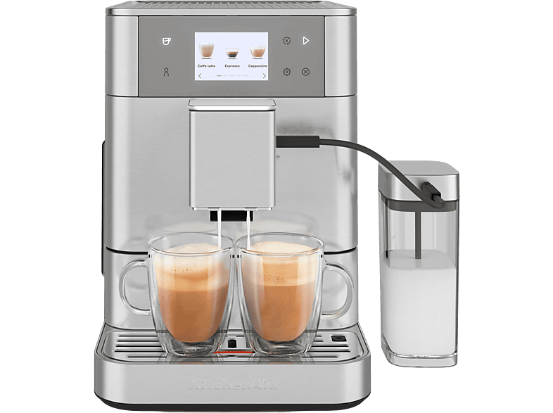 Kitchen Aid 5KES8557 KF7 Espresso-Kollektion Kaffeevollautomat (Edelstahl, 15 bar, externer Milchbehälter)