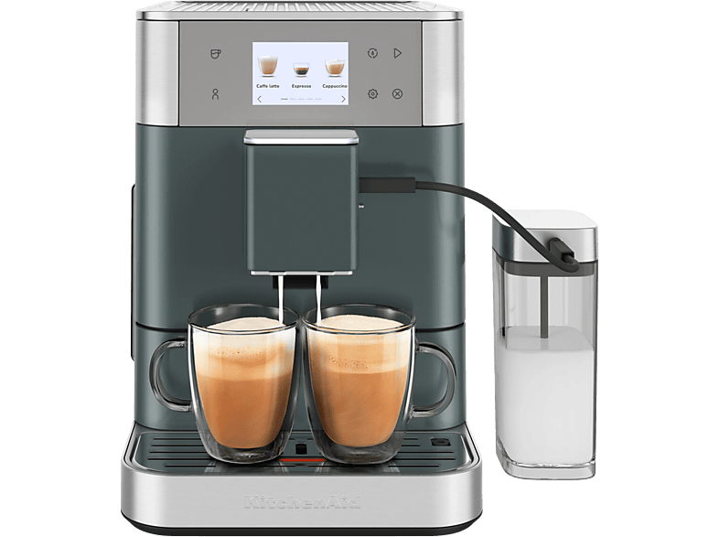Kitchen Aid 5KES8557EJP KF7 Espresso-Kollektion Kaffeevollautomat (Juniper, 15 bar, externer Milchbehälter)