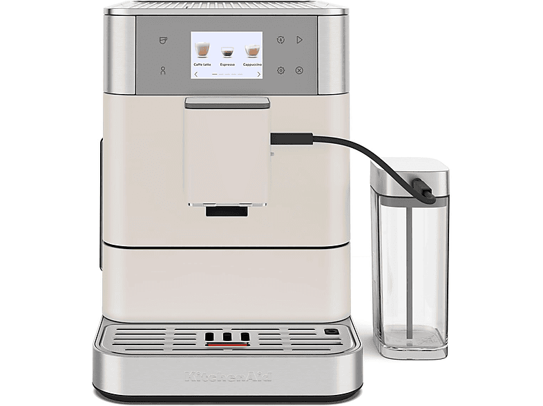 Kitchen Aid 5KES8557EPL KF7 Espresso-Kollektion Kaffeevollautomat (Porcelain White, 15 bar, externer Milchbehälter) — Foto 2 von 5