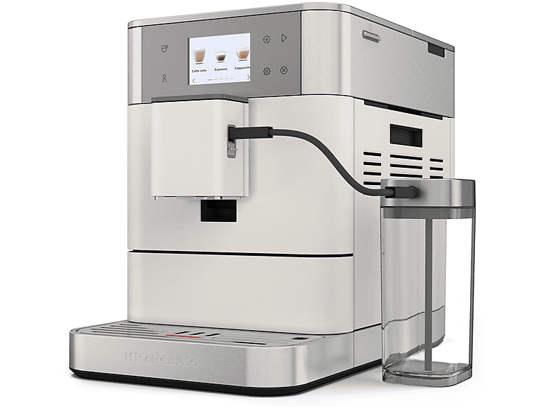 Kitchen Aid 5KES8557EPL KF7 Espresso-Kollektion Kaffeevollautomat (Porcelain White, 15 bar, externer Milchbehälter) — Foto 3 von 5