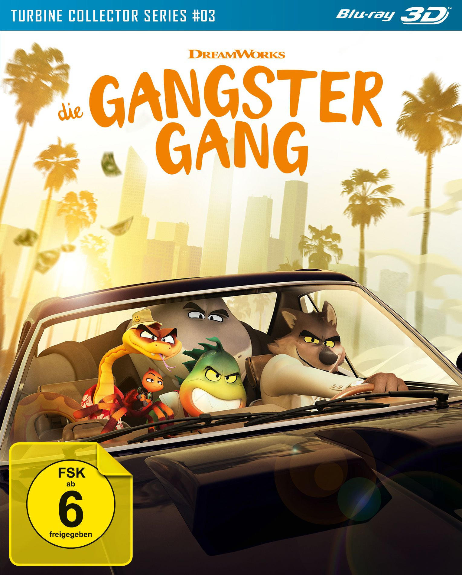 Das Gangster Gang-Filmplakat mit animierten Charakteren.