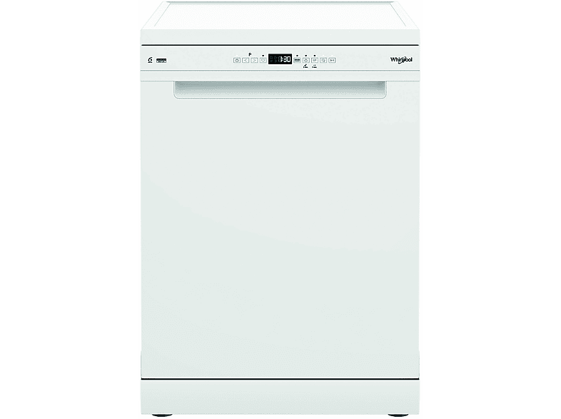 Lavavajillas - Whirlpool W7F HP43, 15 cubiertos, 10 programas, 60 cm, Tercera bandeja, 6th SENSE, Blanco