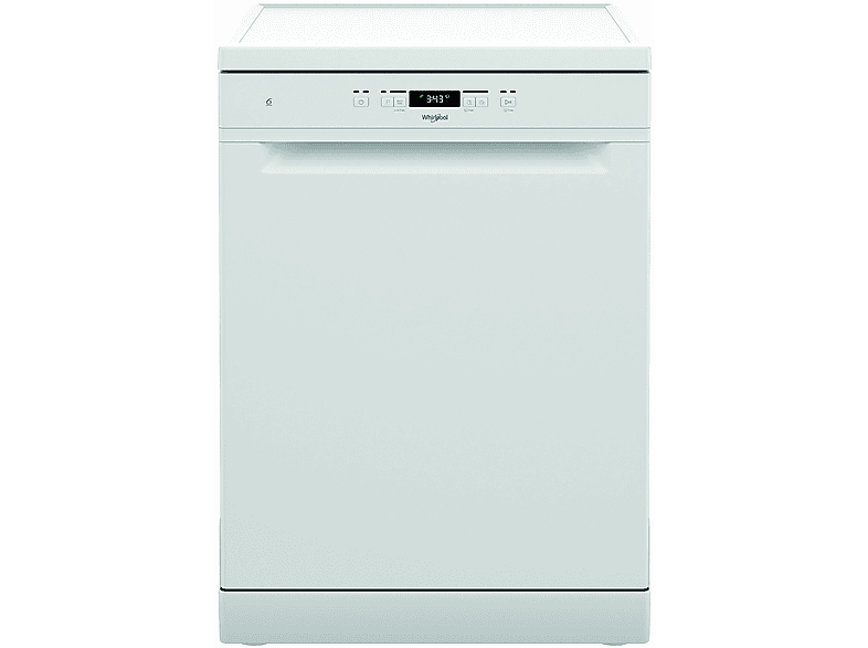 Lavavajillas - Whirlpool WFC 3C34, 14 servicios, 8 programas, 60 cm, Pies ajustables, Blanco