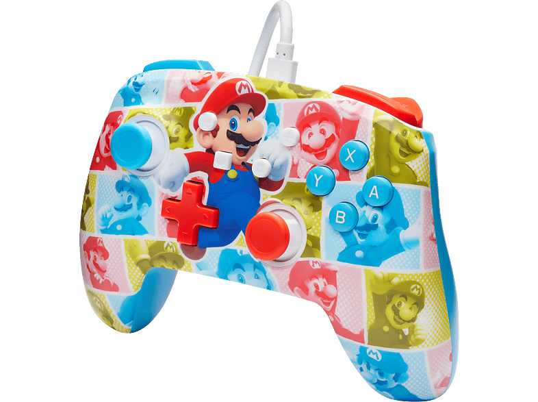 Thumbnail - POWERA Verbesserter Mario Heldenrolle Controller Mehrfarbig für Nintendo Switch, Switch OLED