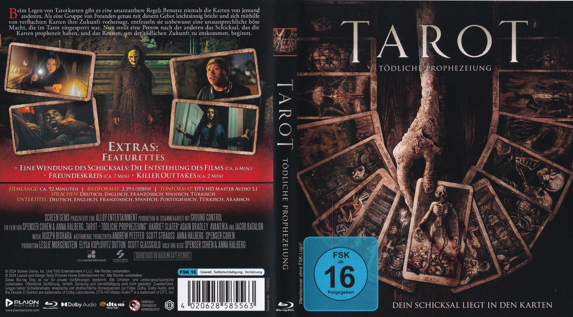 DVD-Hülle mit Filmcover, Text und Bildern, mit blauem Rating-Label.