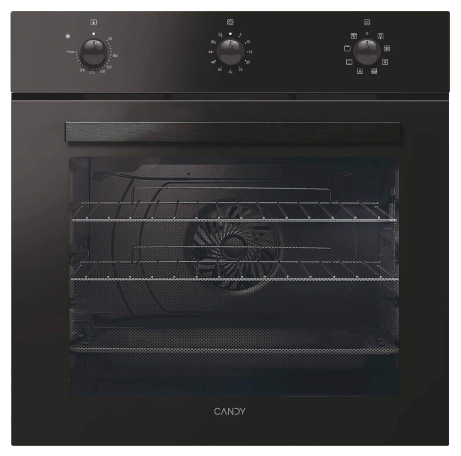 CANDY F MCIDC N602/CA Beépíthető sütő, fekete, hidrolitikus, A+, 65l