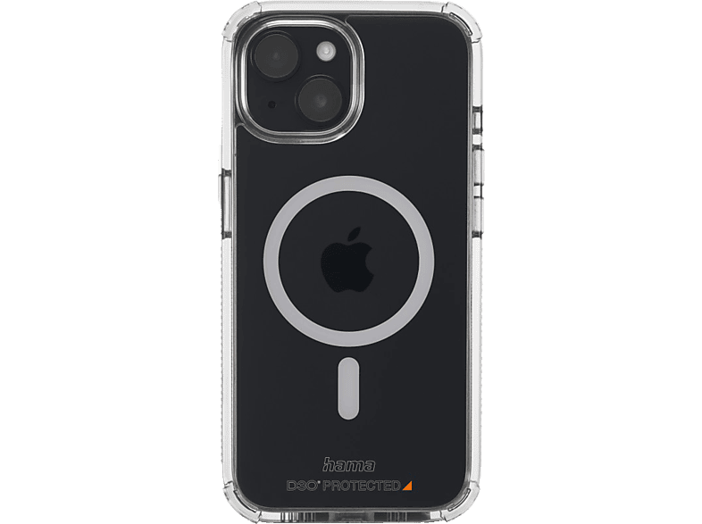HAMA Extreme Protect Backcover, für Apple iPhone 15, Transparent; Handyhülle