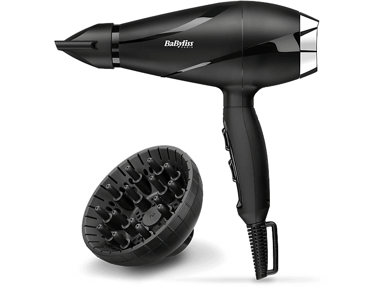 REACONDICIONADO Seminuevo Excelente Secador - Babyliss Shine Pro 2200 W, 3 temperaturas, 2 velocidades, Aire frío, Iónico, Hecho en Italia
