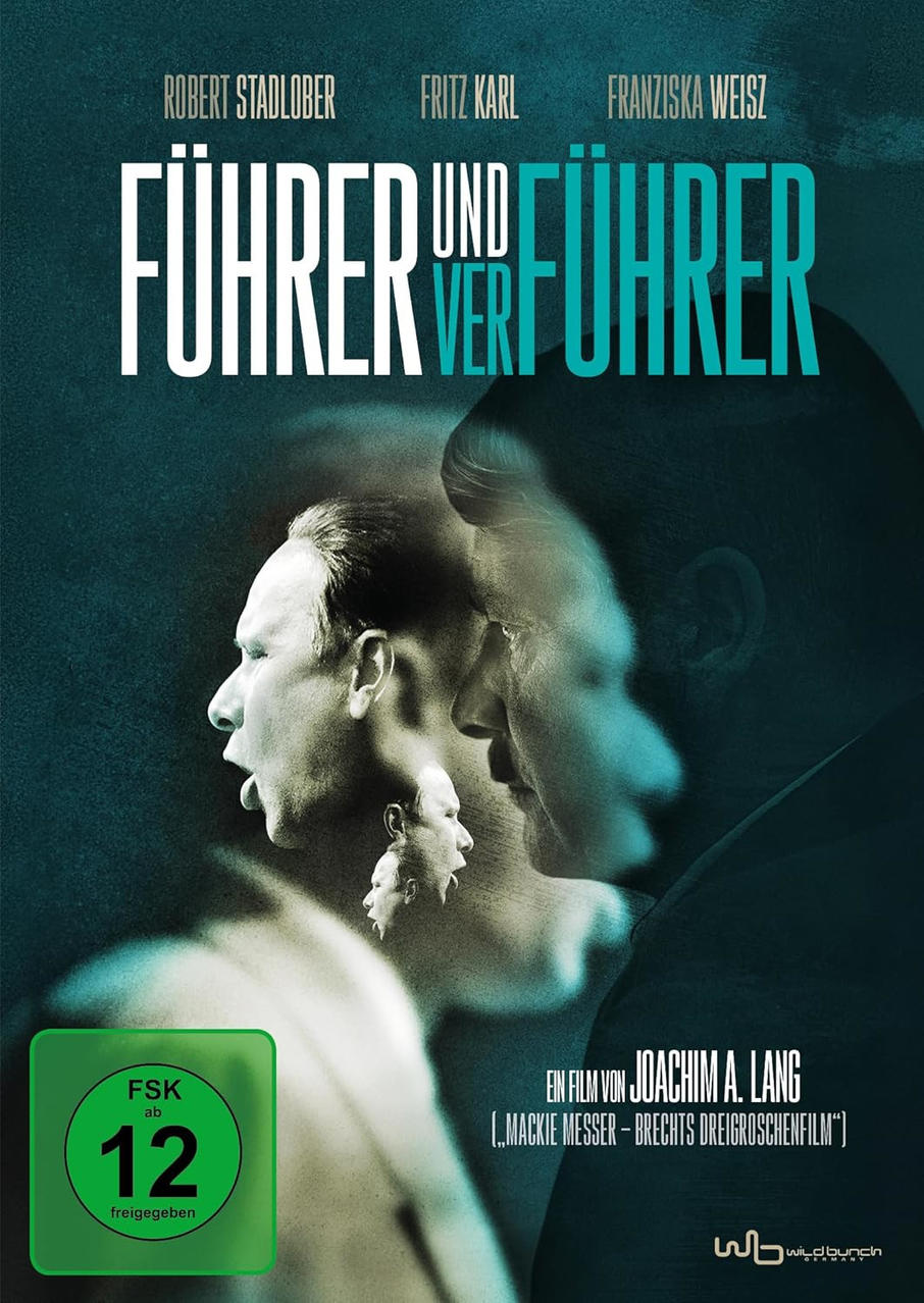 Filmposter mit Gesichtern von Schauspielern und deutschem Titel: Führer und Verführer.