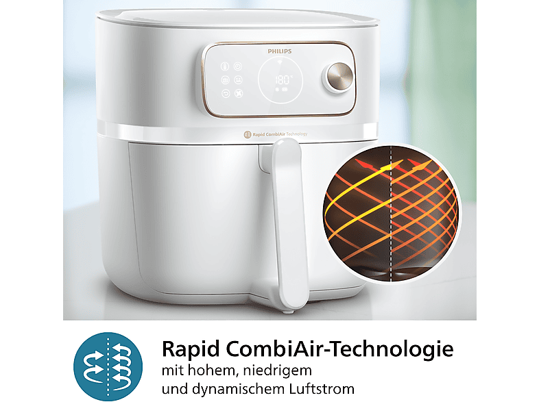 Thumbnail - PHILIPS HD9876/20 Airfryer Connected XXL Series 7000 8.3L Heißluftfritteuse