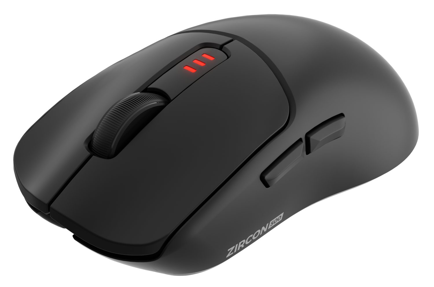 GENESIS Zircon 500 vezeték nélküli optikai egér, max 10000 DPI, Bluetooth + 2,4GHz USB, fekete (NMG-2113)