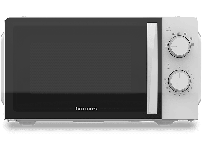 REACONDICIONADO Seminuevo Muy bueno Microondas - Taurus Ready Ver.IV, 700 W, 6 Niveles de Potencia, 20l, Temporizador 30 min, Descongelación