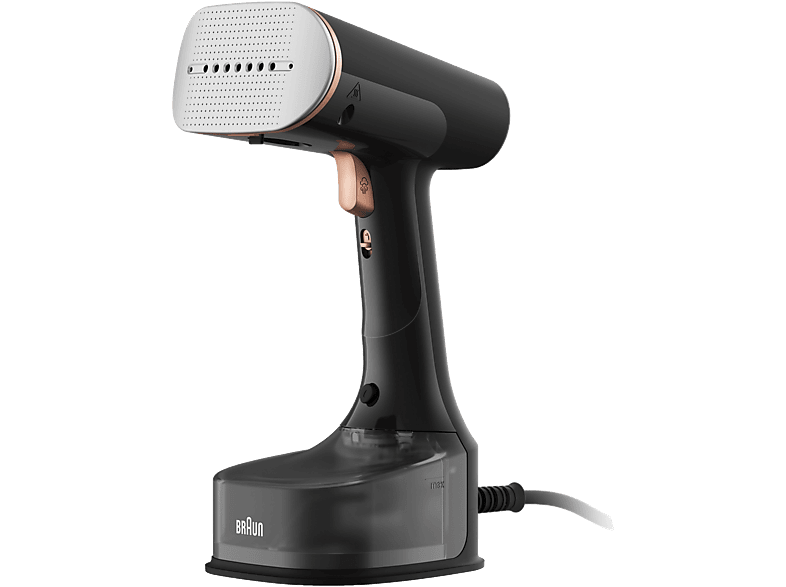 REACONDICIONADO Seminuevo Muy bueno Plancha de vapor vertical - Braun QuickStyle 7 GS7077BK, 1600W, 0.25l, Calentamiento rápido, Vapor35g/min