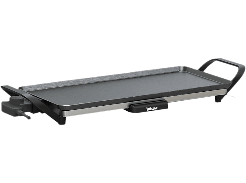 TRISTAR BP-2668 Slim L Tischgrill, Schwarz (1800 W)