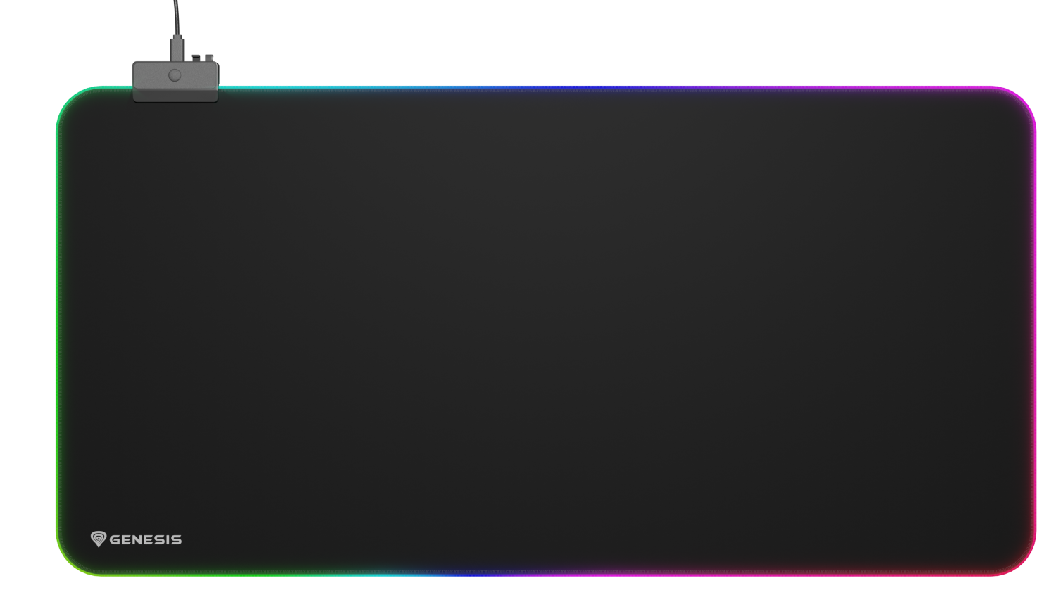 GENESIS Boron 500 XXL gaming egérpad, 800x400x4mm, RGB élvilágítás, fekete (NPG-2110)