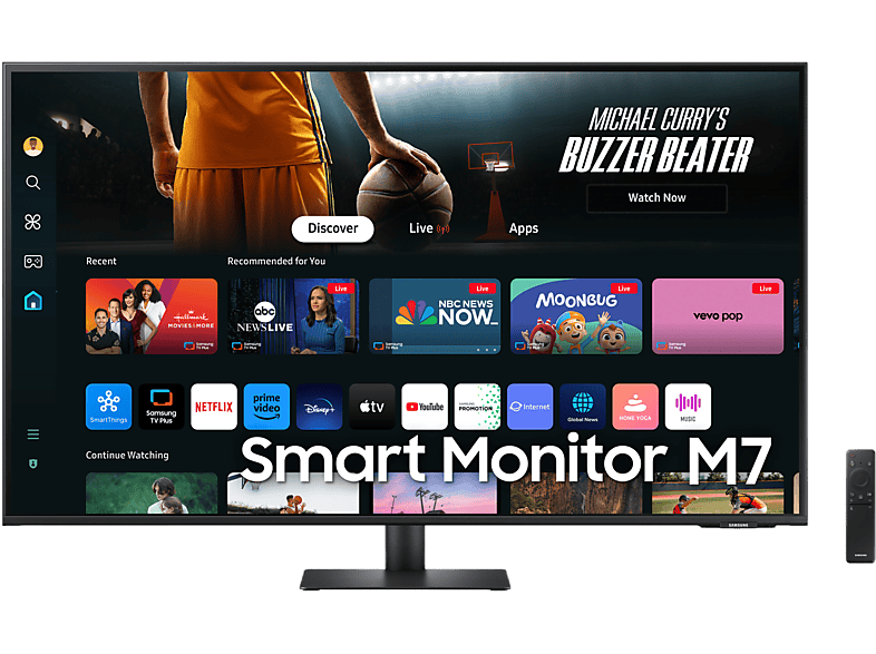 Samsung Monitor Smart M7 - 43 Inch Uhd 4k Va (vertical Alignment)