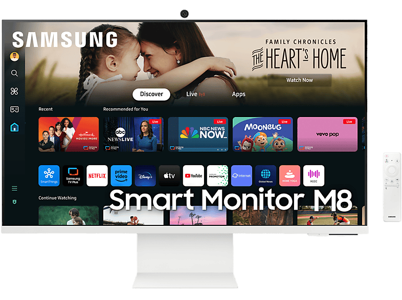 Samsung Monitor Smart M8 - 32 Inch Uhd 4k Va (vertical Alignment)