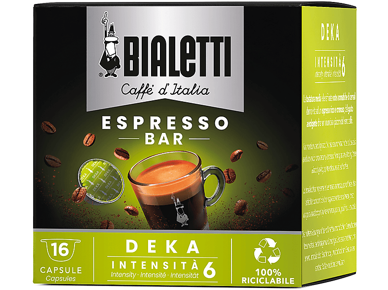 Bialetti Caffè in capsule BOX 16 Capsule Deca, Capsule Bialetti, 0,112 kg