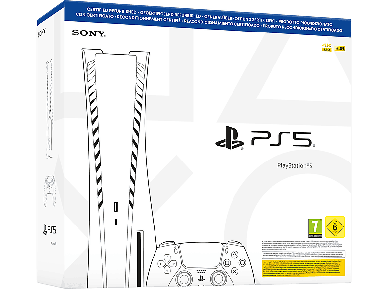 Thumbnail - SONY PlayStation®5-Konsole (generalüberholt und zertifiziert)* Modellgruppe CFI-1000 A