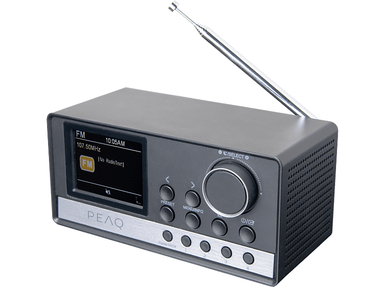 Radio-réveil DAB+ Peaq PCR 440