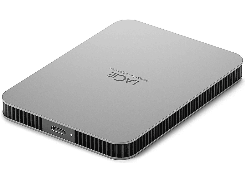 Lacie HDD Mobile Portable 4Tb" 2000 GB, 130 Mbyte/s, Usb-C Hard Disk Esterno