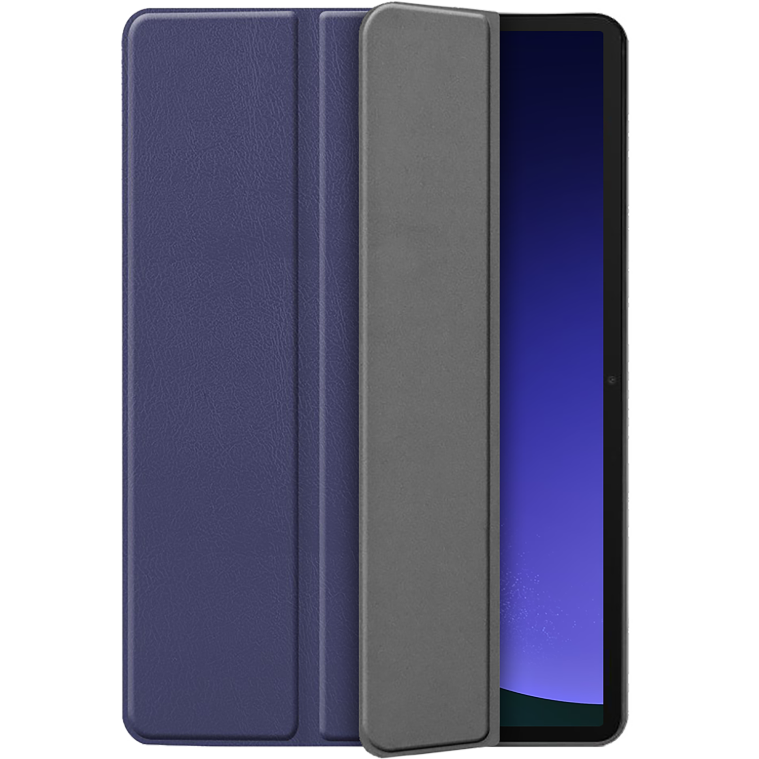 Just In Case Trifold Galaxy Tab S9+/s9 Fe+ Tablethoes Blauw